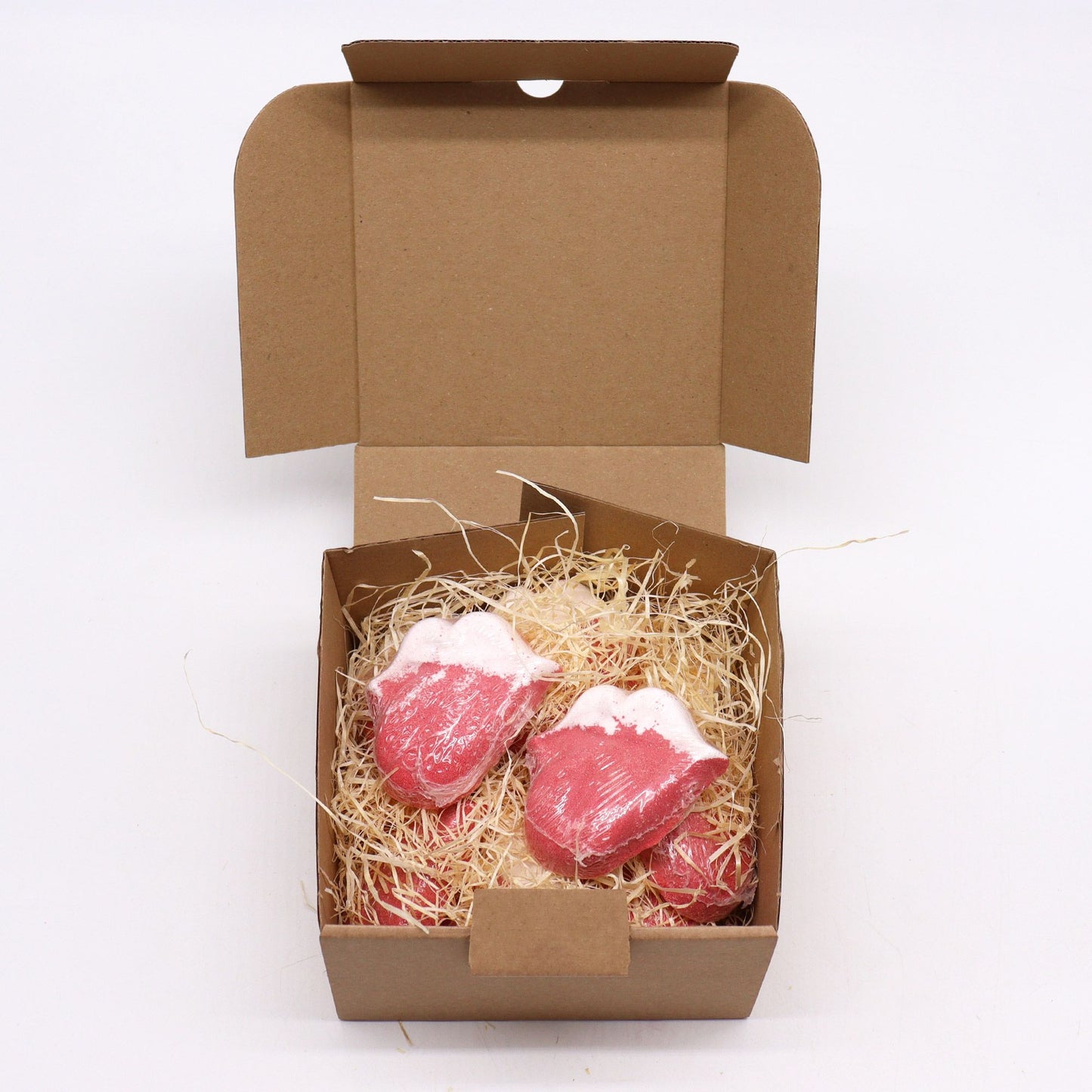 Lips Bath Bomb for Kids – Raspberry & Pomegranate