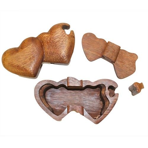 Twin Hearts Magic Puzzle Box for Kids