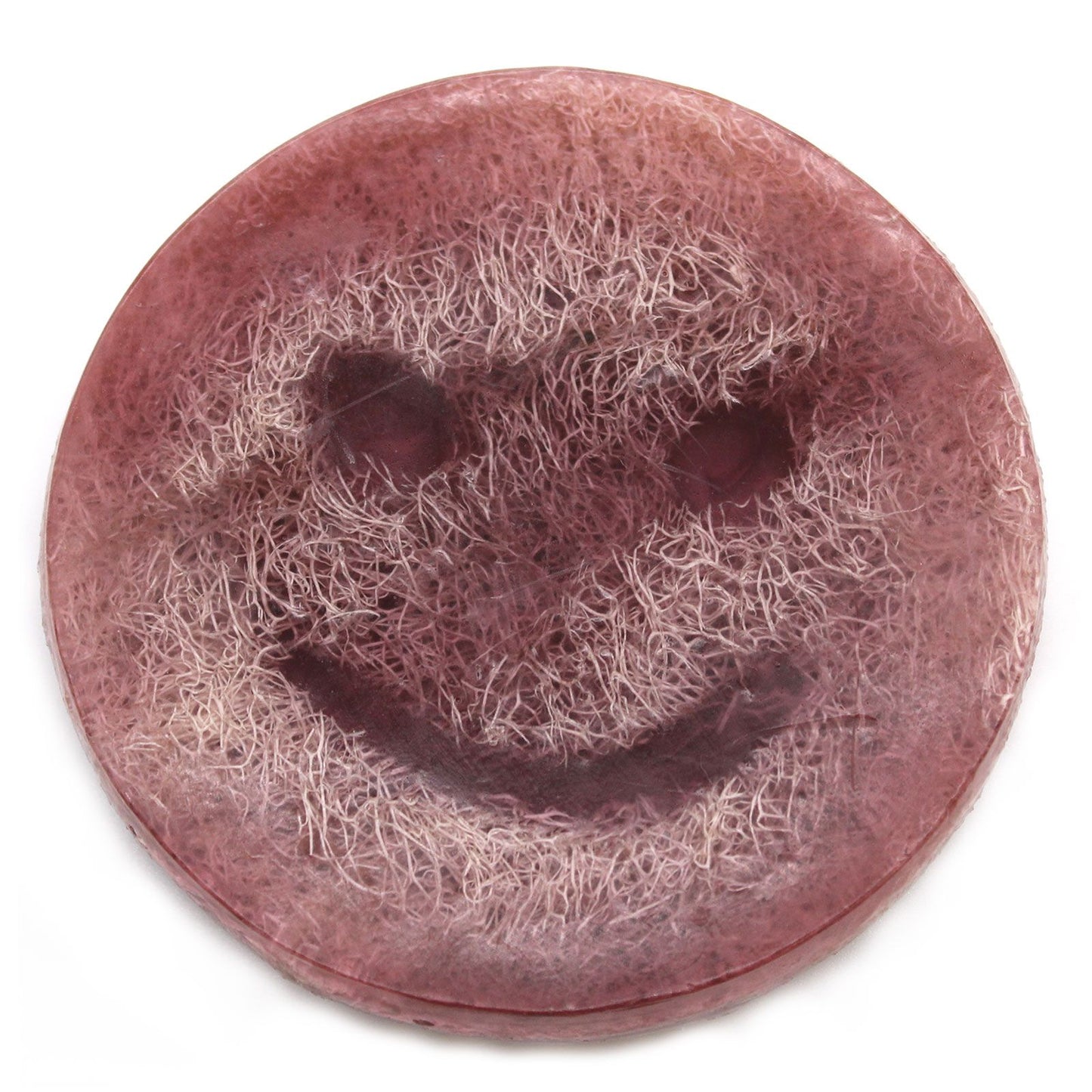 Happy Scrub Soap Purple Grape Smiley Loofah