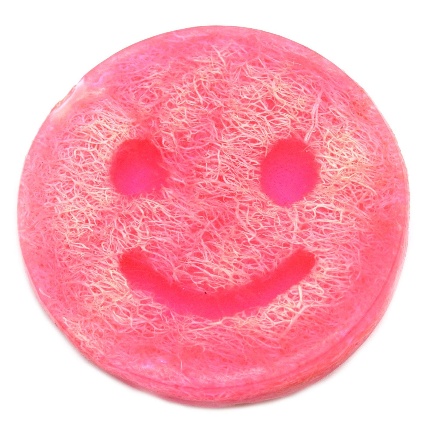 Happy Scrub Soap Bubblegum Smiley Loofah
