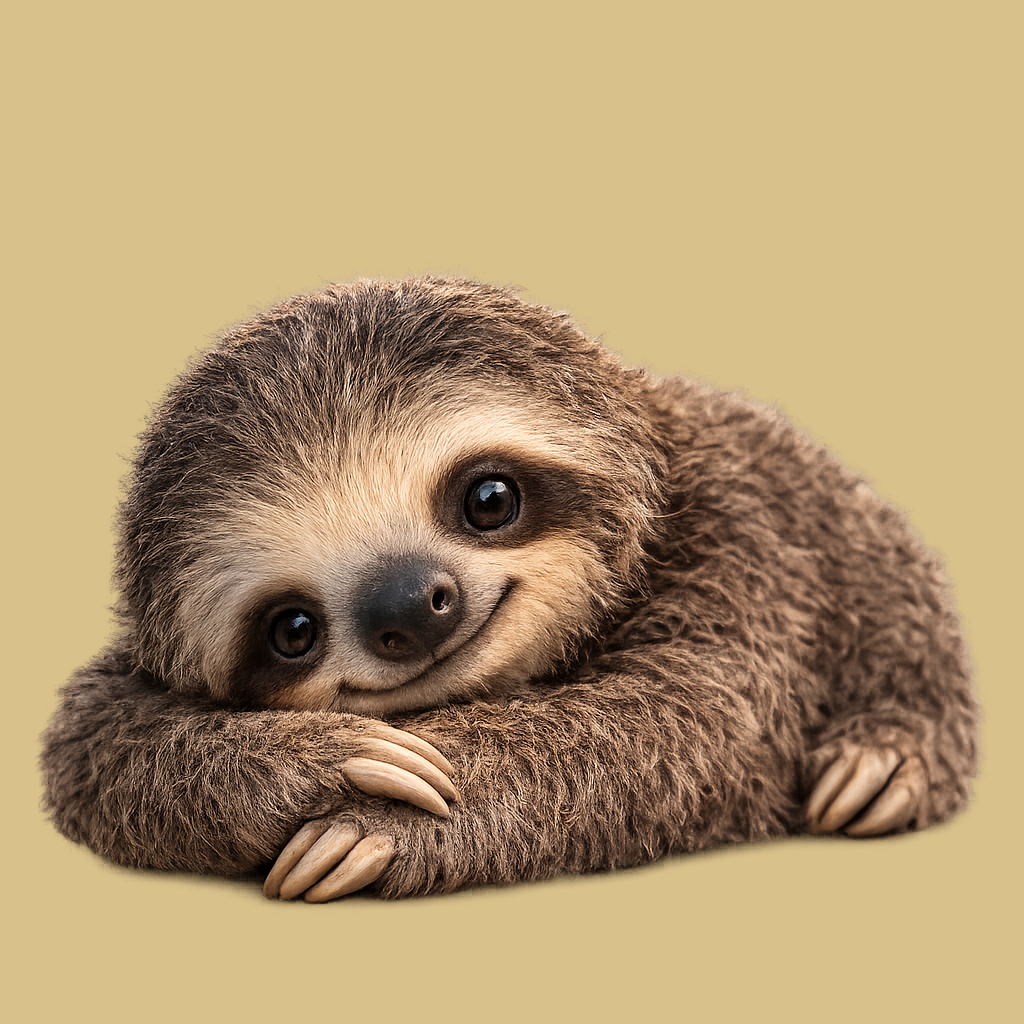 Namaste, I am Shanti the Sloth
