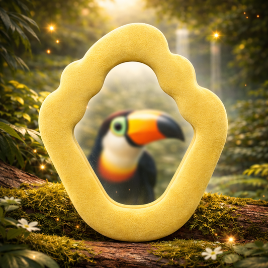 Soft Squiggly Flame Mirror – Marigold Kids Mirror