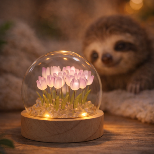 Garden Glow Dome – Petalbliss Tulip Lamp