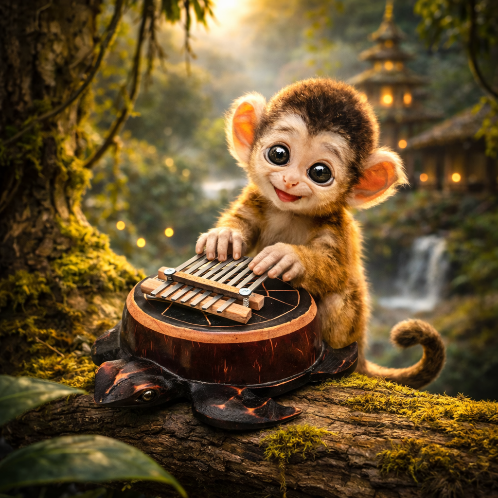 Jungle Melody Kalimba – Turtle Coconut