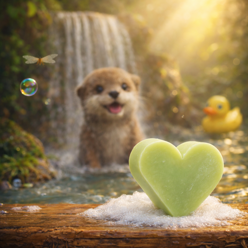 Green Tea Heart Soap (set of 10)