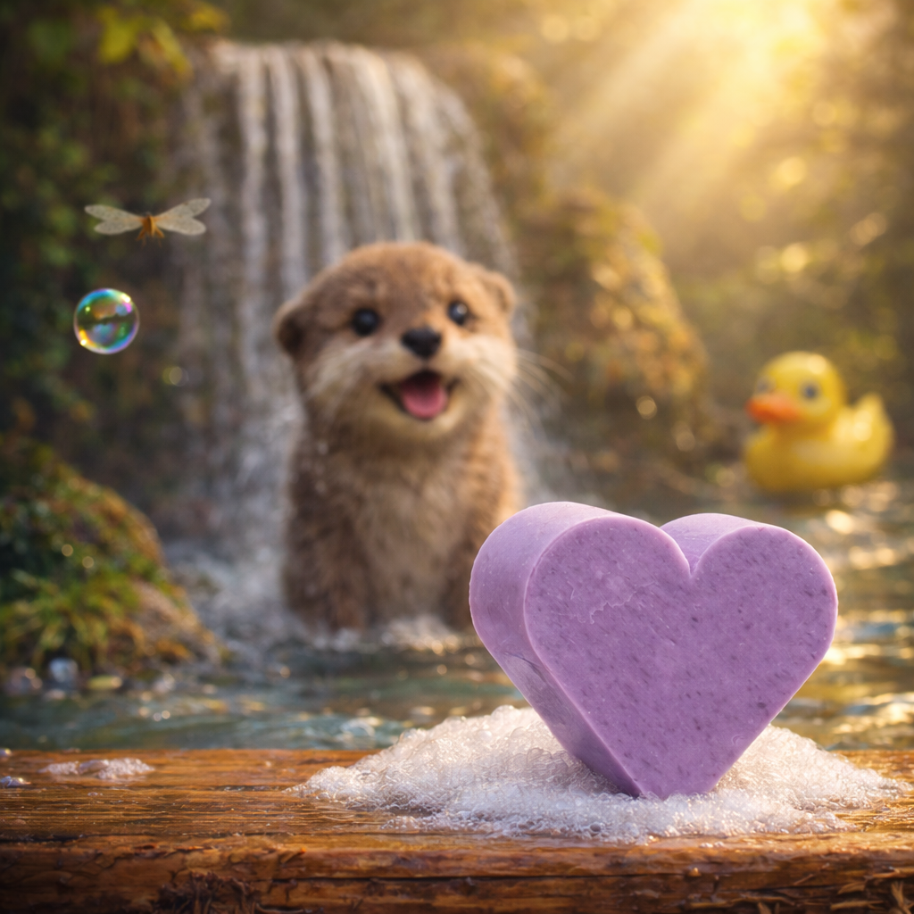 Lavender Heart Soap (set of 10)
