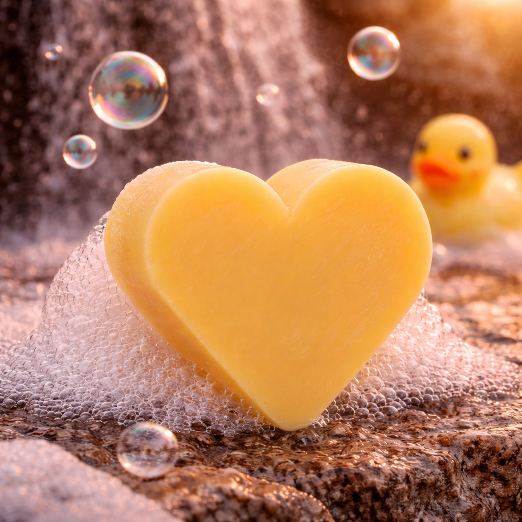 Grapefruit Heart Soap (set of 10)