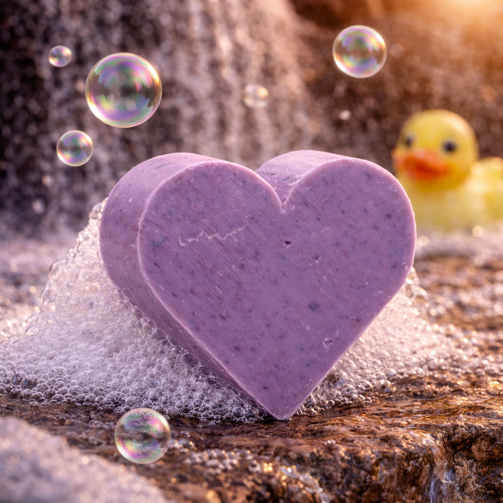 Lavender Heart Soap (set of 10)