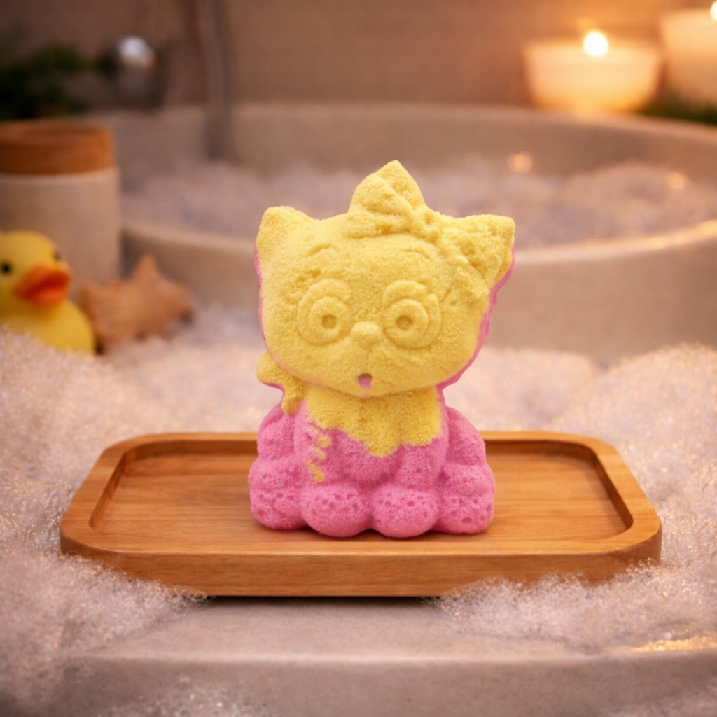 Cat Bath Bomb for Kids – Banana