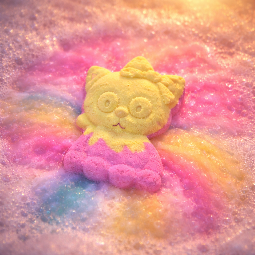Cat Bath Bomb for Kids – Banana