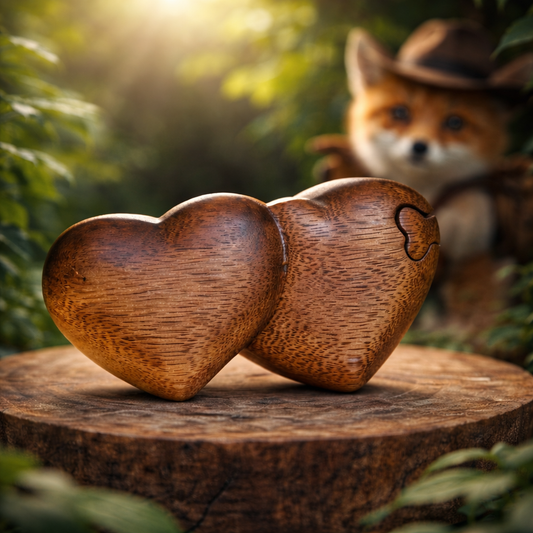 Twin Hearts Magic Puzzle Box for Kids