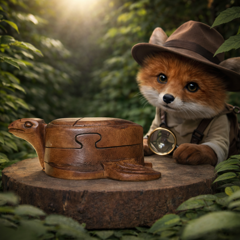 Tortoise Magic Puzzle Box for Kids