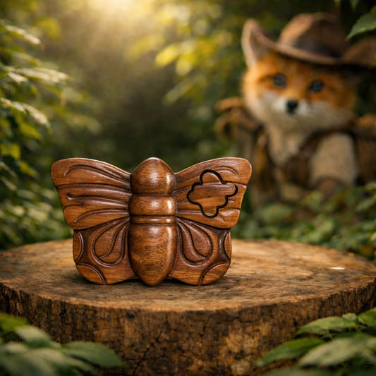 Butterfly Magic Puzzle Box for Kids