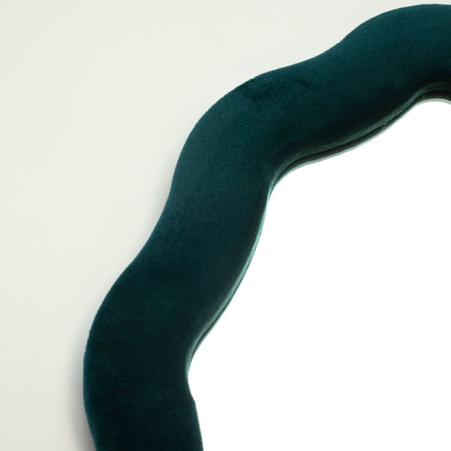 Soft Squiggly Mirror Oval Pebble – Royal Teal Kids Mirror