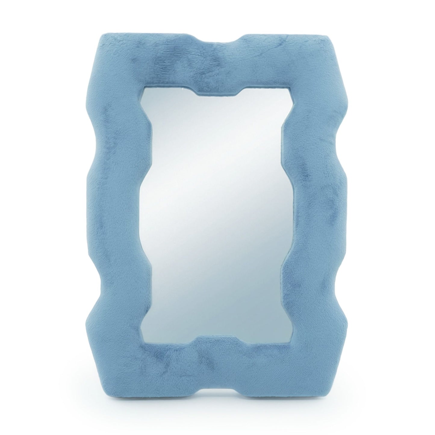 Soft Squiggly Mirror Chunky Frame – Royal Blue Kids Mirror