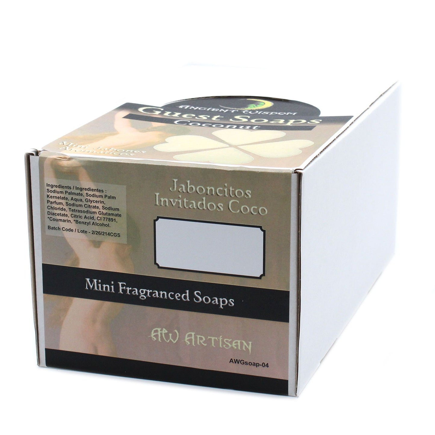 Coconut Heart Soap (set of 10)