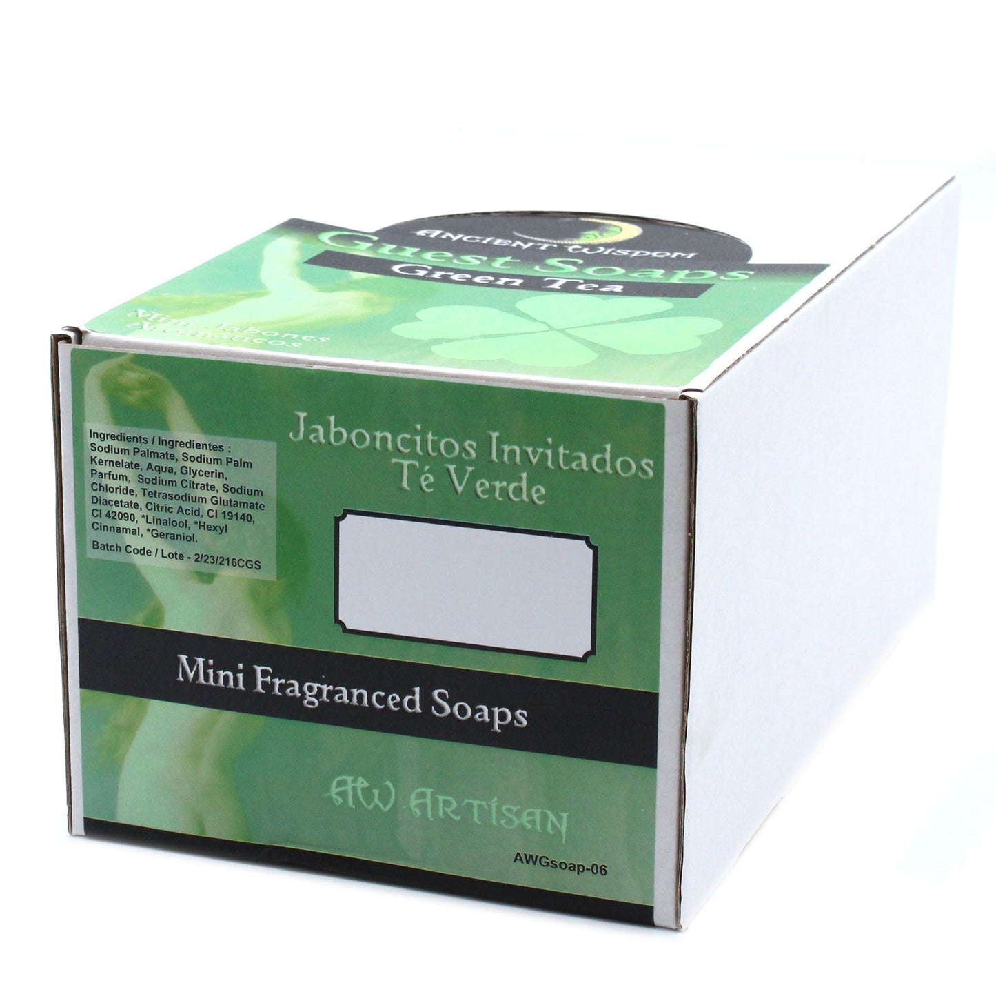 Green Tea Heart Soap (set of 10)