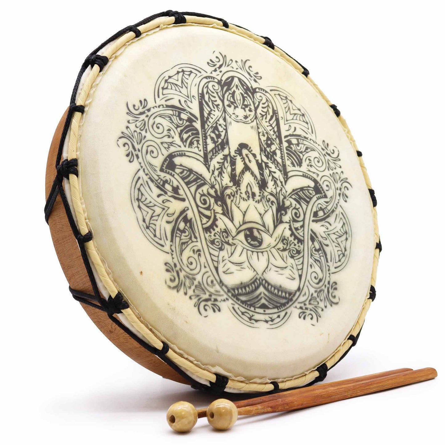 Jungle Rhythm Drum – Hamsa Design