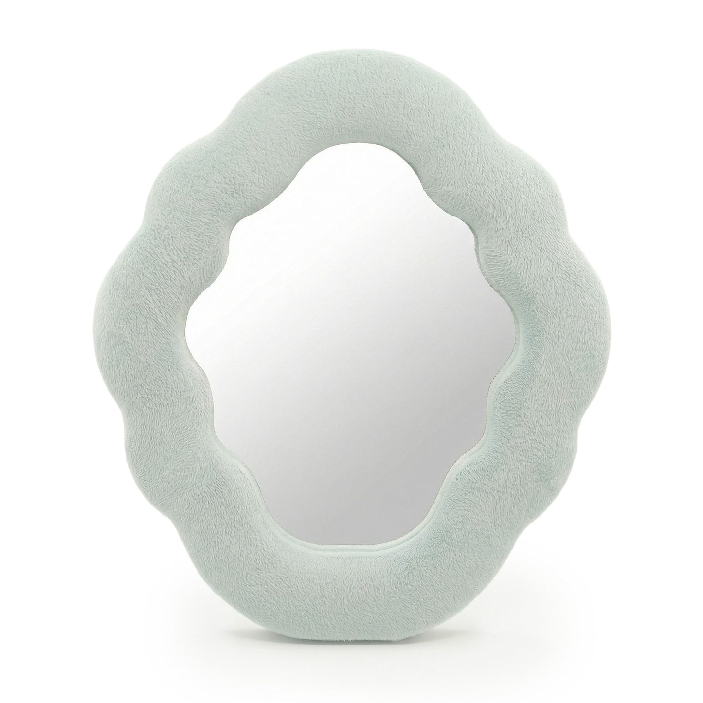 Soft Squiggly Cloud Mirror – Cloud Blue Kids Mirror